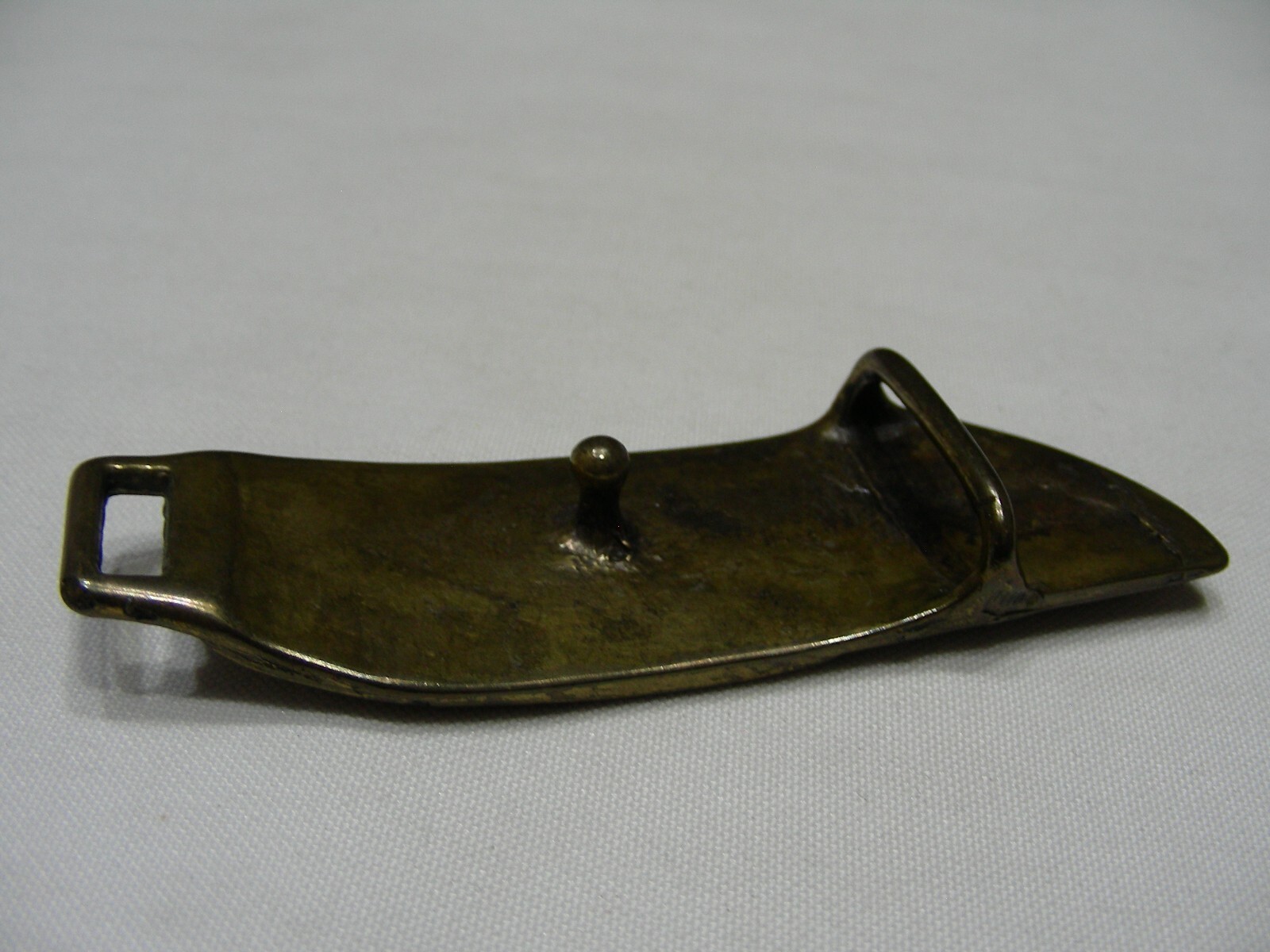 Seagull Themed – Vintage – 2 Piece Brass – 7/8&Prime; x 6 1/2&Prime; Skinny Belt Buckle!