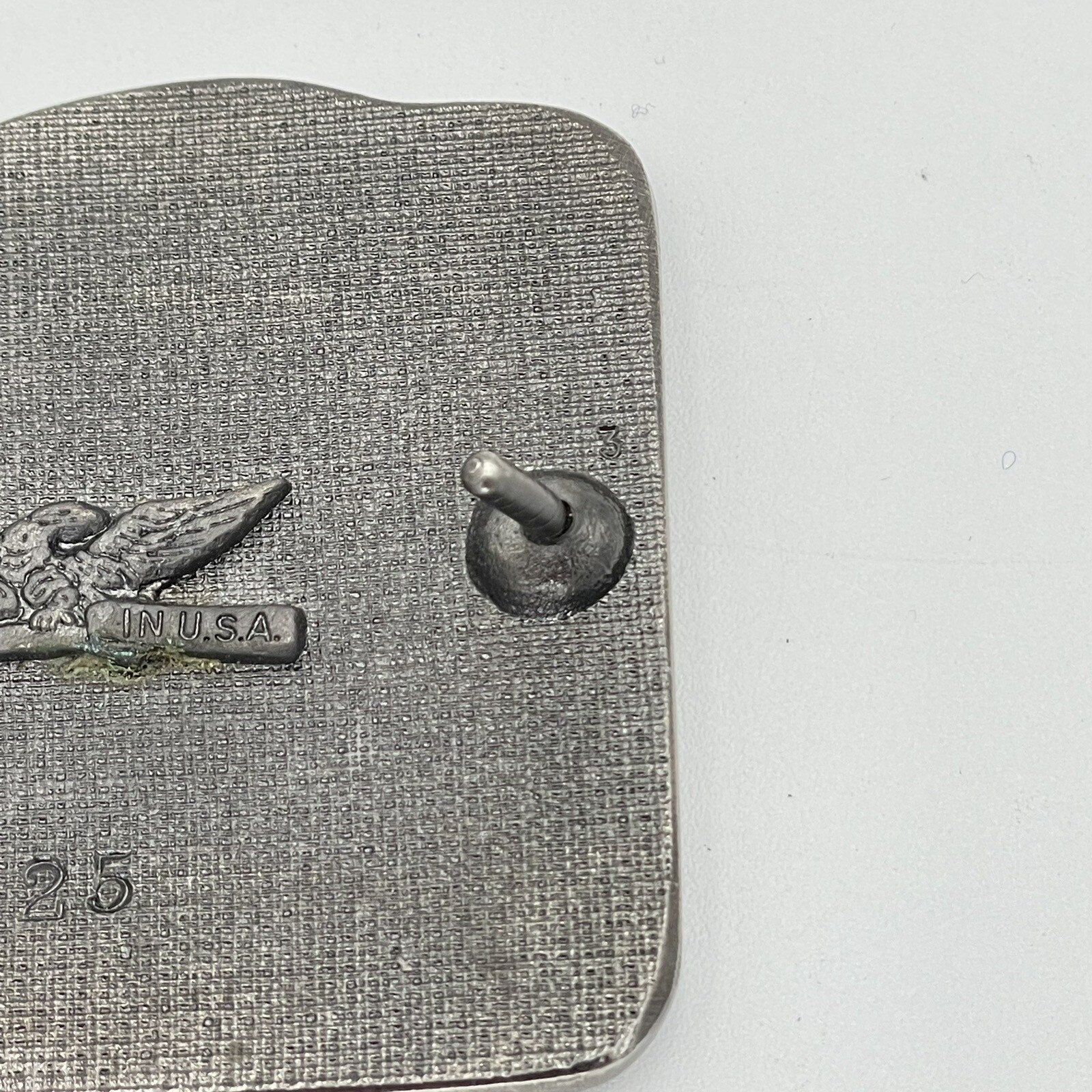 Country (Music) Western Belt Buckle Guitar Banjo Fiddle Made in USA