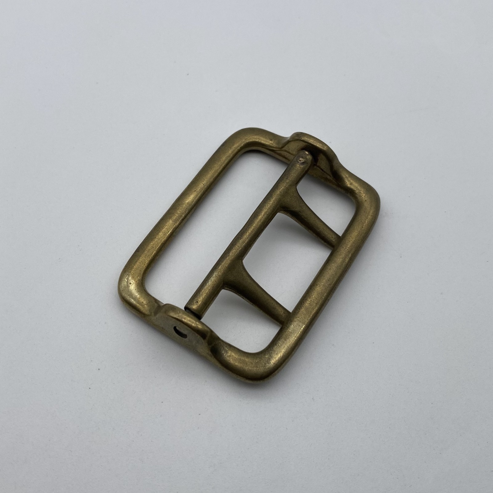 45mm Brass Double Prong Buckle Sam Browne Buckle Large Strap Fastener Buckle