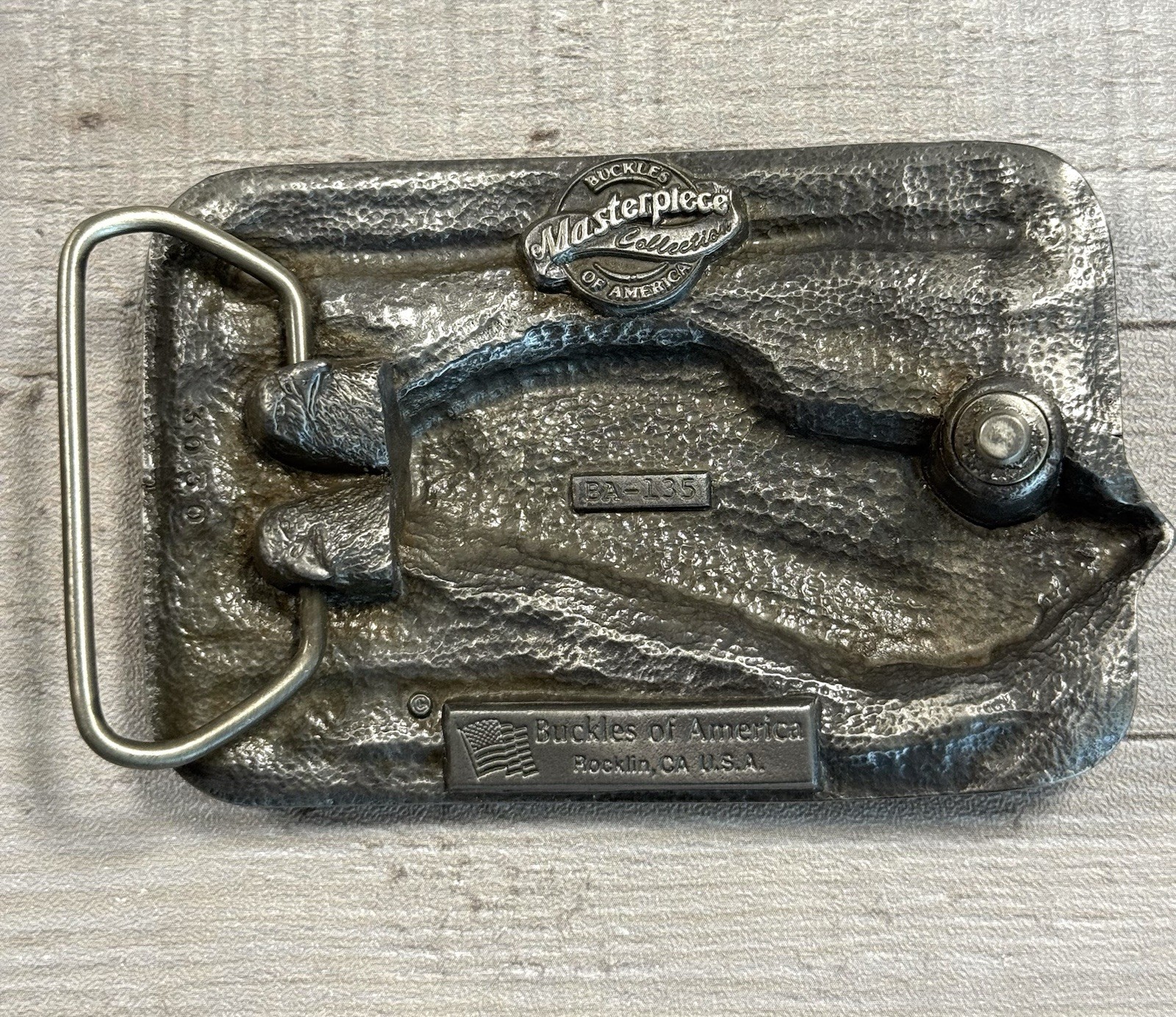 VTG CHEVY CORVETTE AMERICAN CLASSICS VETTE BUCKLE BA-135 GREAT CONDITION