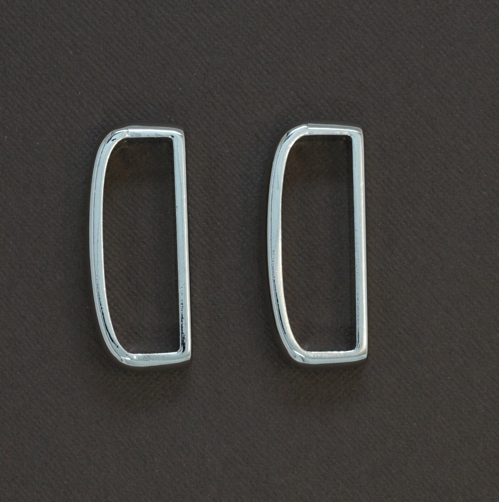 New 1 1/2&Prime; 38mm belt keepers(2 pcs set)(#50B) for man/women jean nickel finish