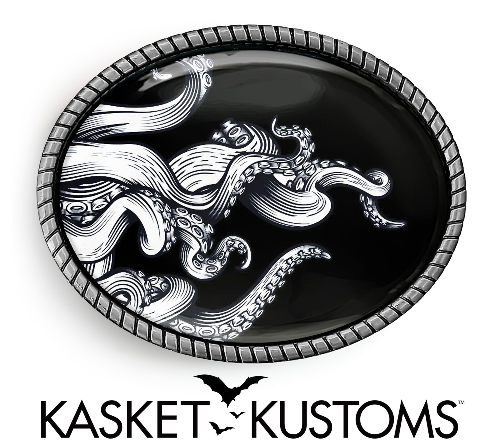 Kraken Belt Buckle – Traditional Octopus Tenticles Handmade Belt Buckle – 652-2