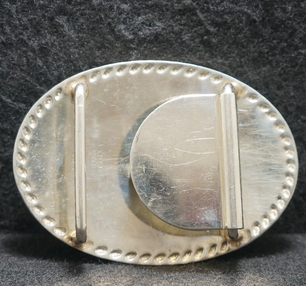 WJ11112 NICE VINTAGE 2002 **HELENA TRAP CLUB SINGLES LADY** GUN CLUB BELT BUCKLE