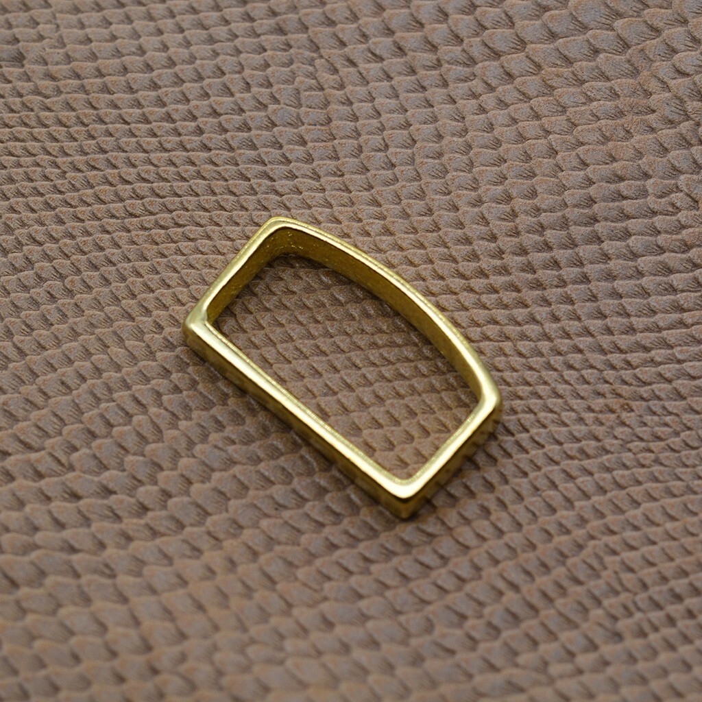Solid Brass Belt Buckle Rectangle Ring 40mm 1.5 Replacement DIY EDC Craft
