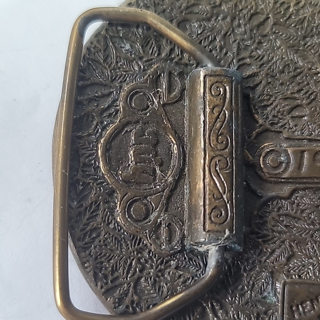 Standing Liberty Quarter Coin Belt Buckle Vtg 1976 Henchel-Mt.View California