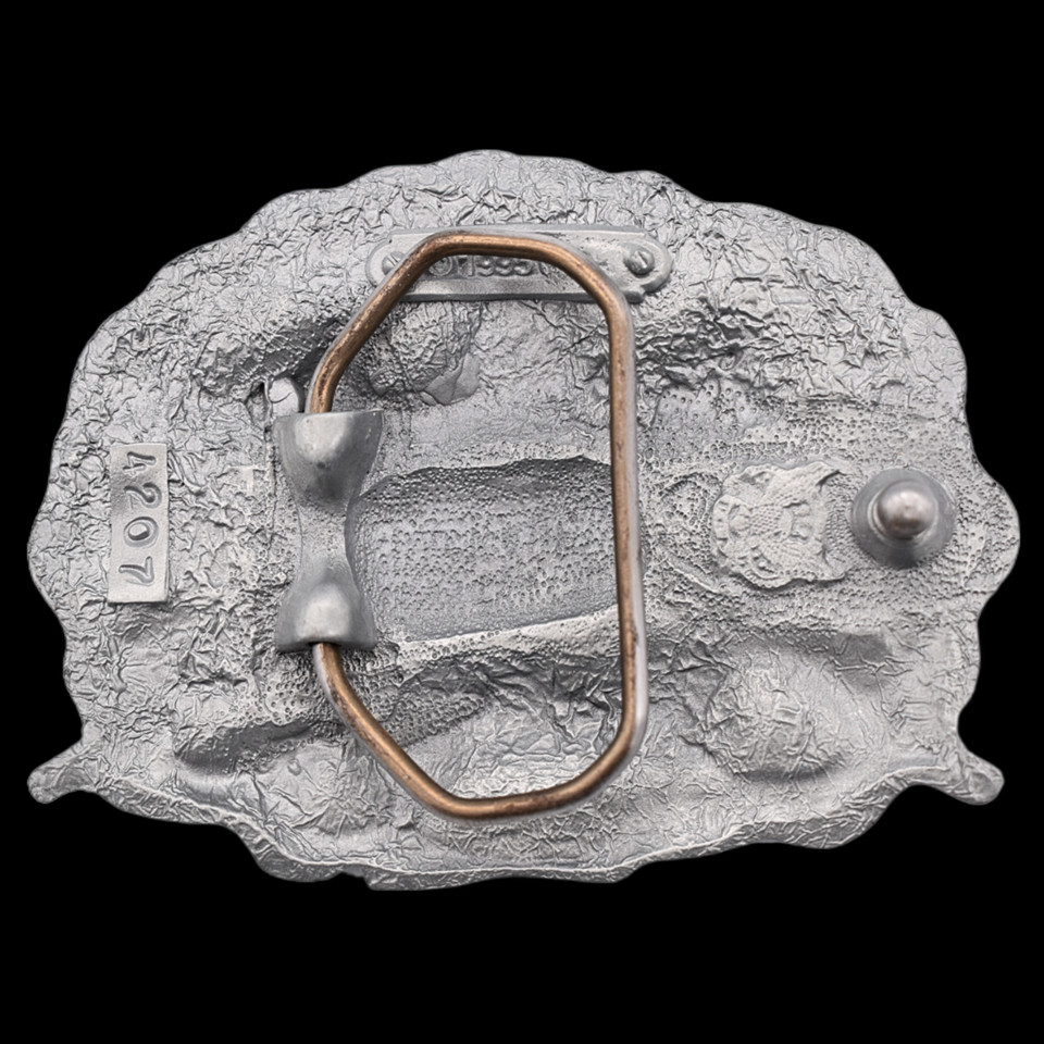 I&rsquo;d Rather Be Fishing Boat Outboard Motor Belt Buckle