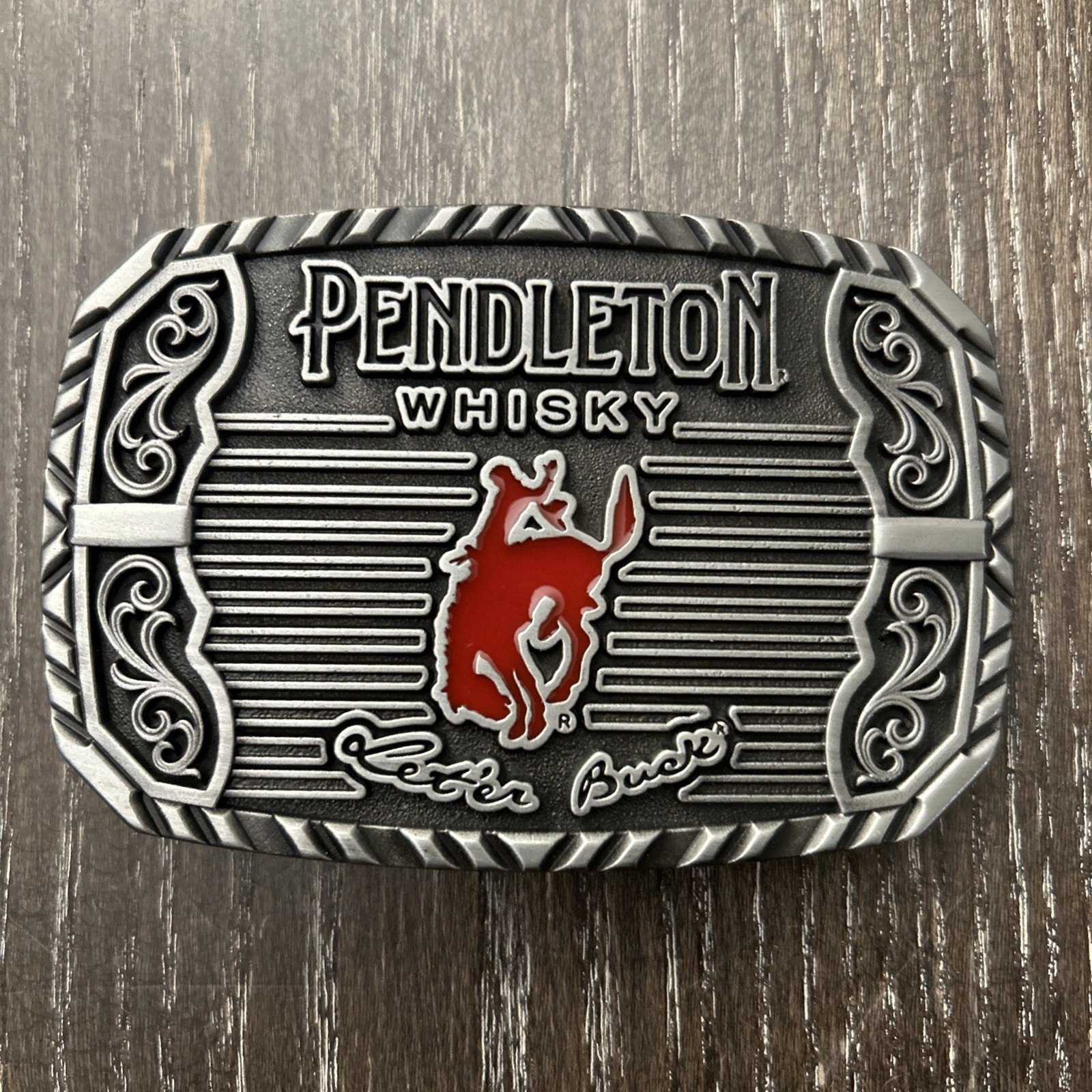 Montana Silversmiths Pendleton Whisky Let&rsquo;er Buck Belt Buckle Limited Ed 2025