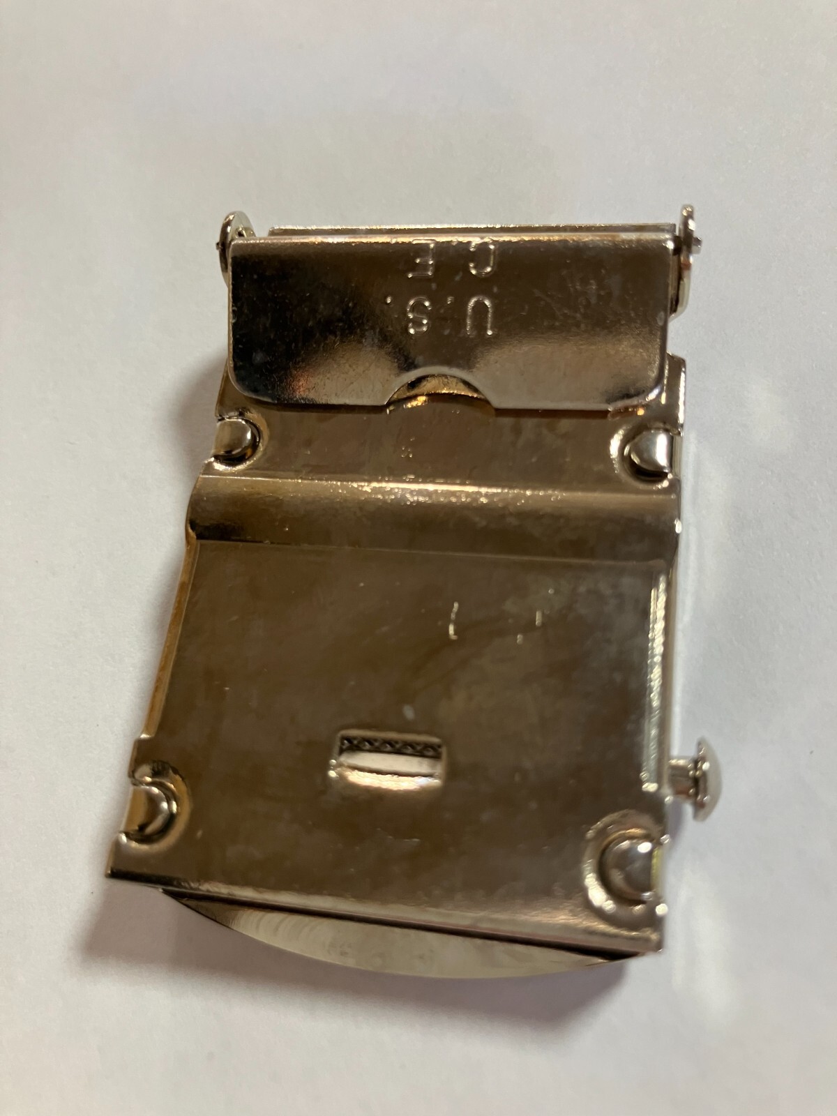 Chrome Plated Military Ratchet Belt Buckles
