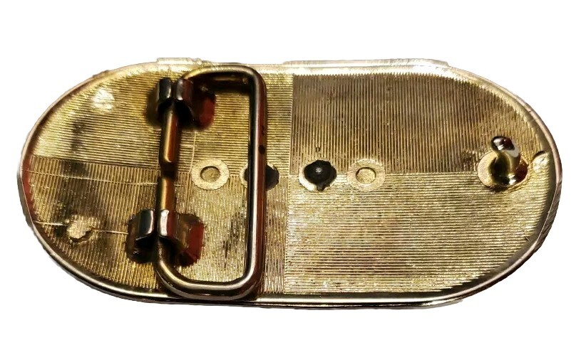 Belt Buckle Cowboy Boots with Spurs Silver Tone 3.50in X 1.75in