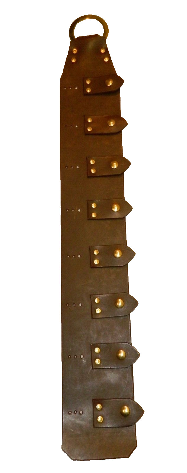 Custom Trophy Hanging LEATHER (8) Belt Buckle Holder Display HANDMADE USA
