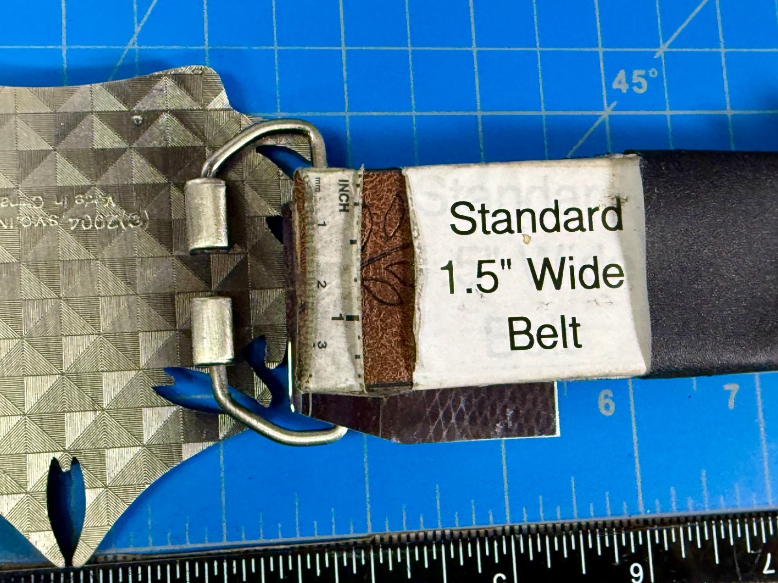Disorder Iron Maltese Cross Doves NOS Silver Moon Creations Belt Buckle