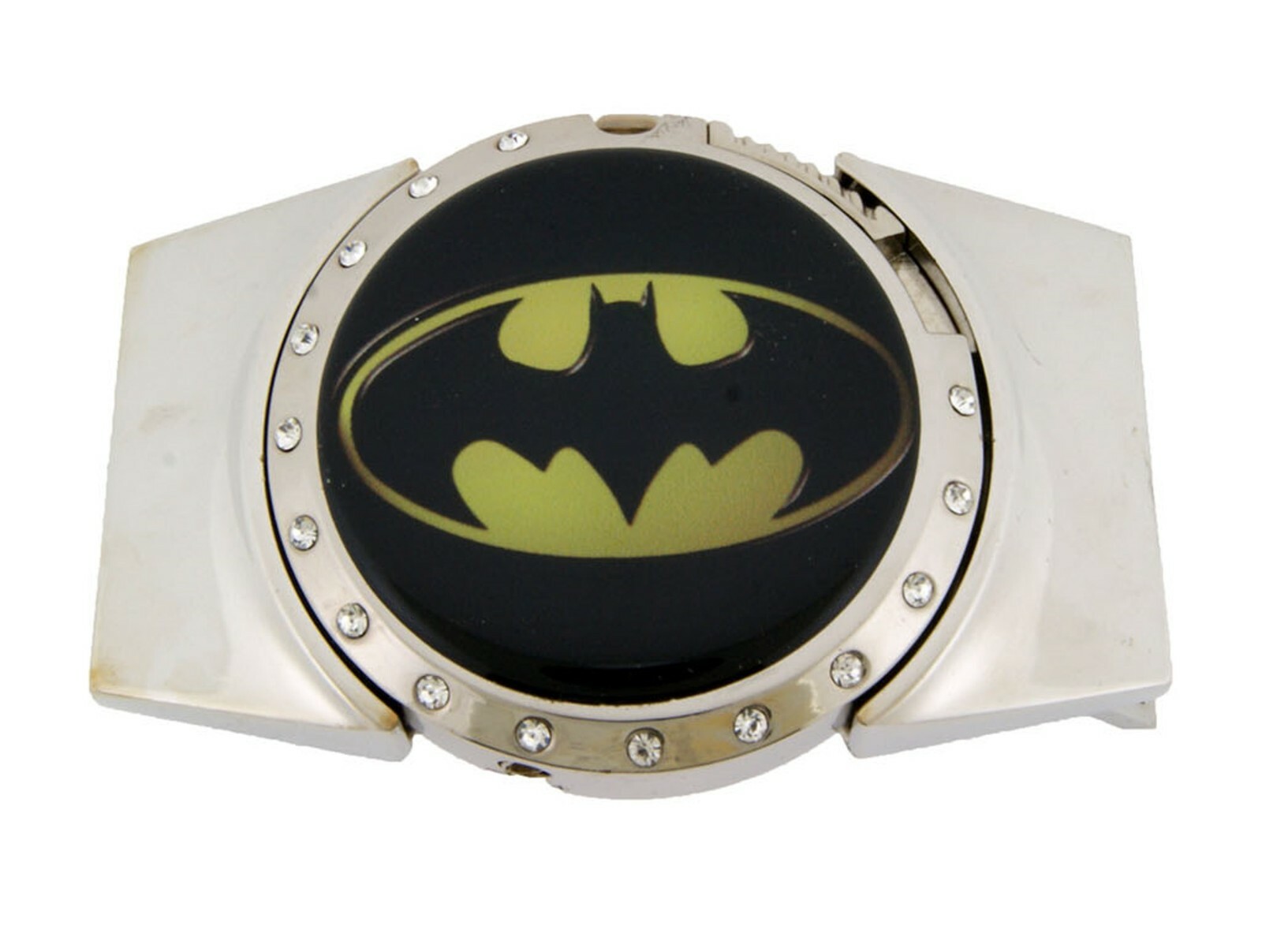 4 Pcs Belt Buckles Lot Vintage Belt Buckle w Lighter Batman Superman Captain USA