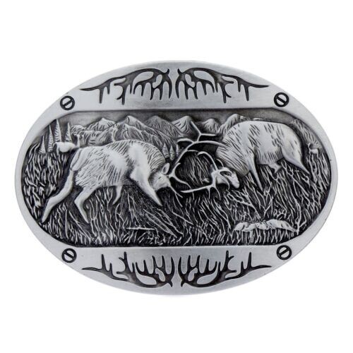 Deer Animal Belt Buckle Western Cowboy Native American Motorcyclist (XDR-02-S)