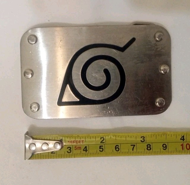 Naruto Uzumaki Belt Chrome buckle 2002 Masashi Kishimoto