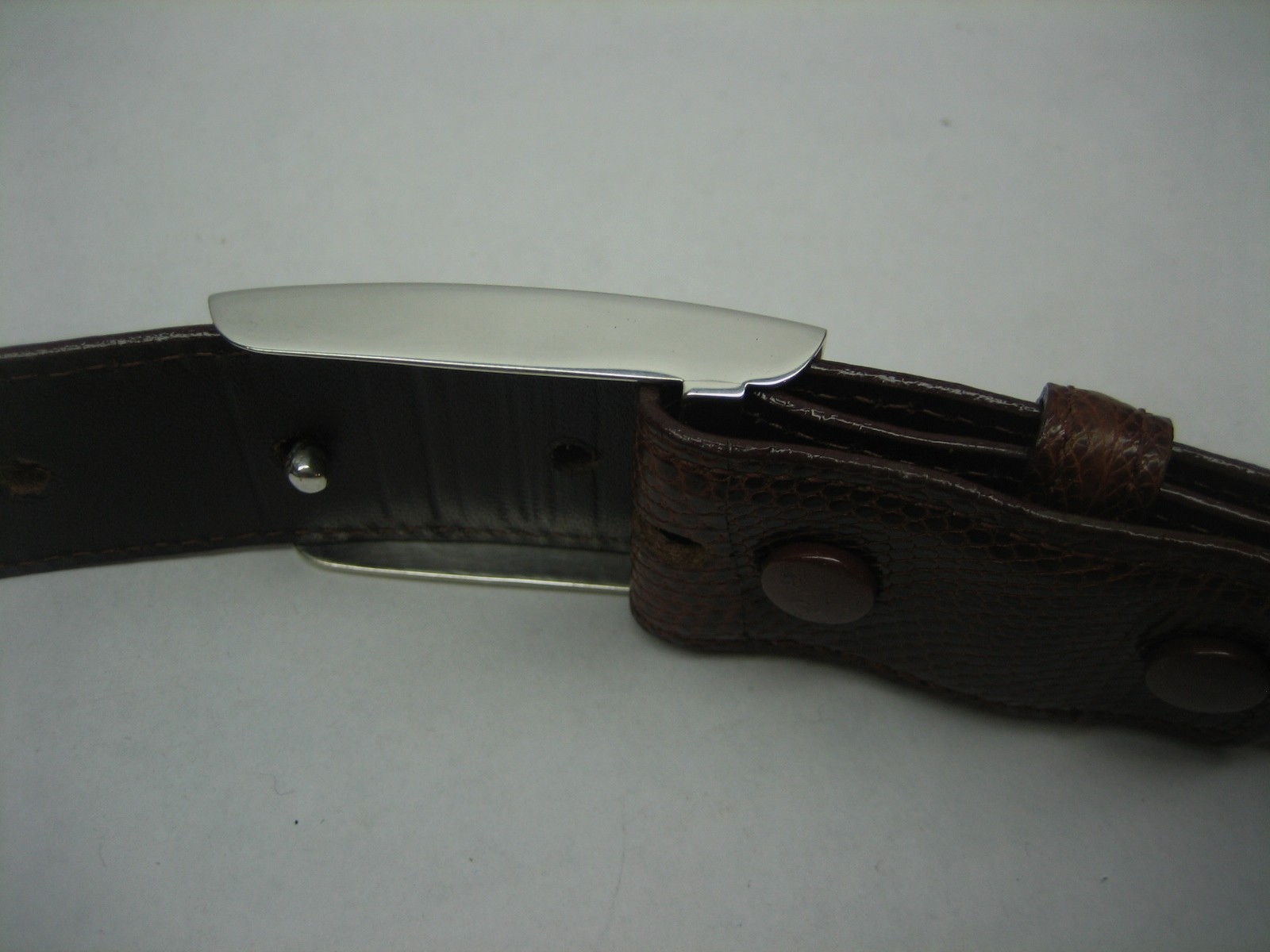 Sterling silver 925, 1 oz engravible buckle for 30 mm belt strap MADE IN U.S.A.