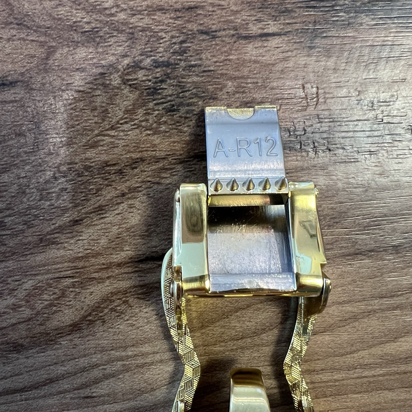 Nexbelt Gold Ratchet Belt Buckle Replacement Only Automatic Click Buckle Patent