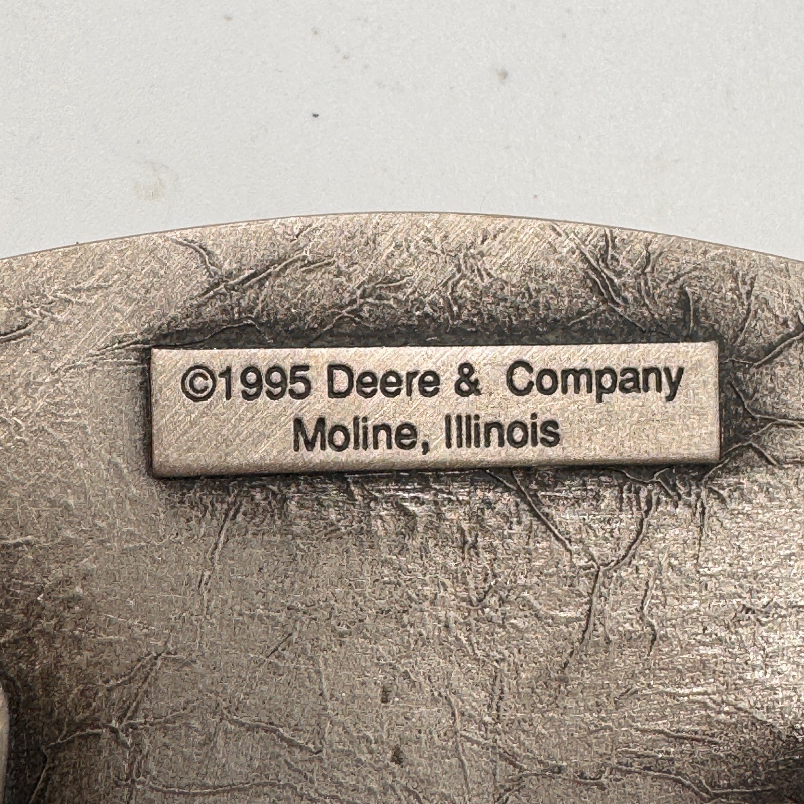 Vintage 1995 John Deere Overhaul Options Belt Buckle Spec Cast Limited Edition
