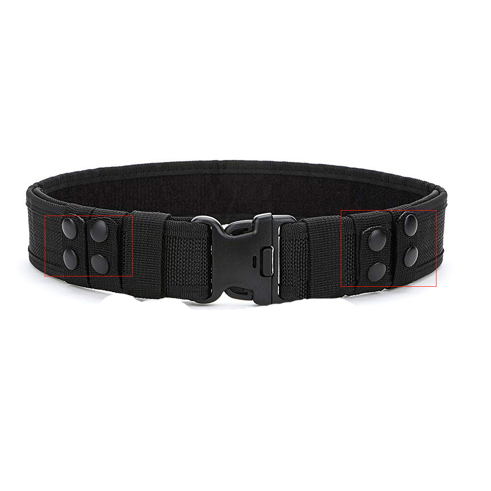 4pcs Tactical Belt Buckle Belt Accessory Belt Webbing Belt Hook Keyring Keychain