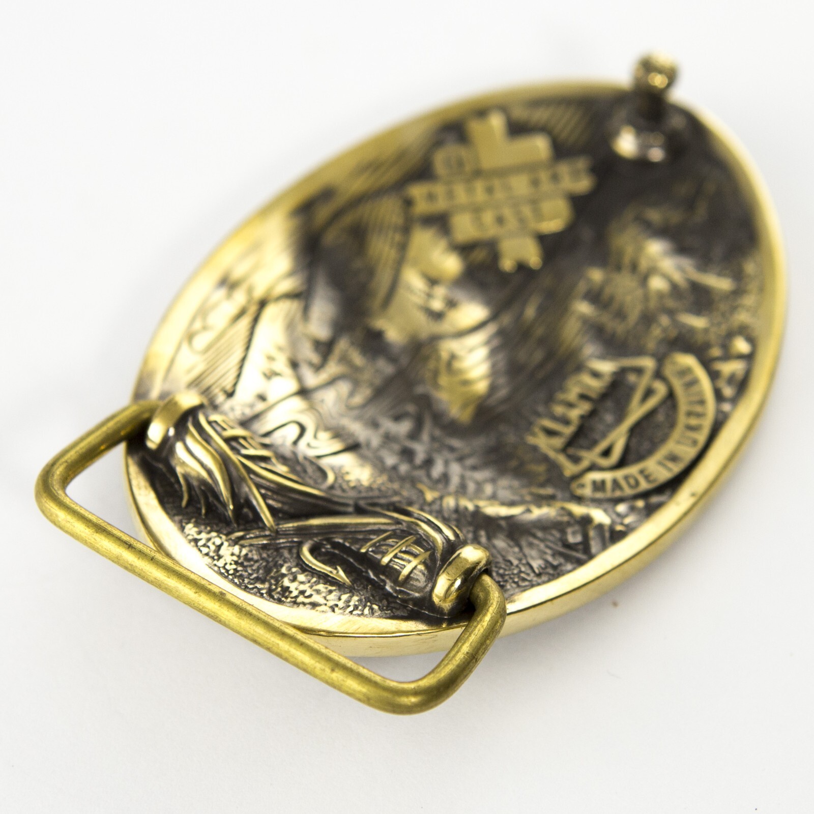 Belt buckle Trout, fisherman Salmoninae brass buckle, fisherman gift, anglers