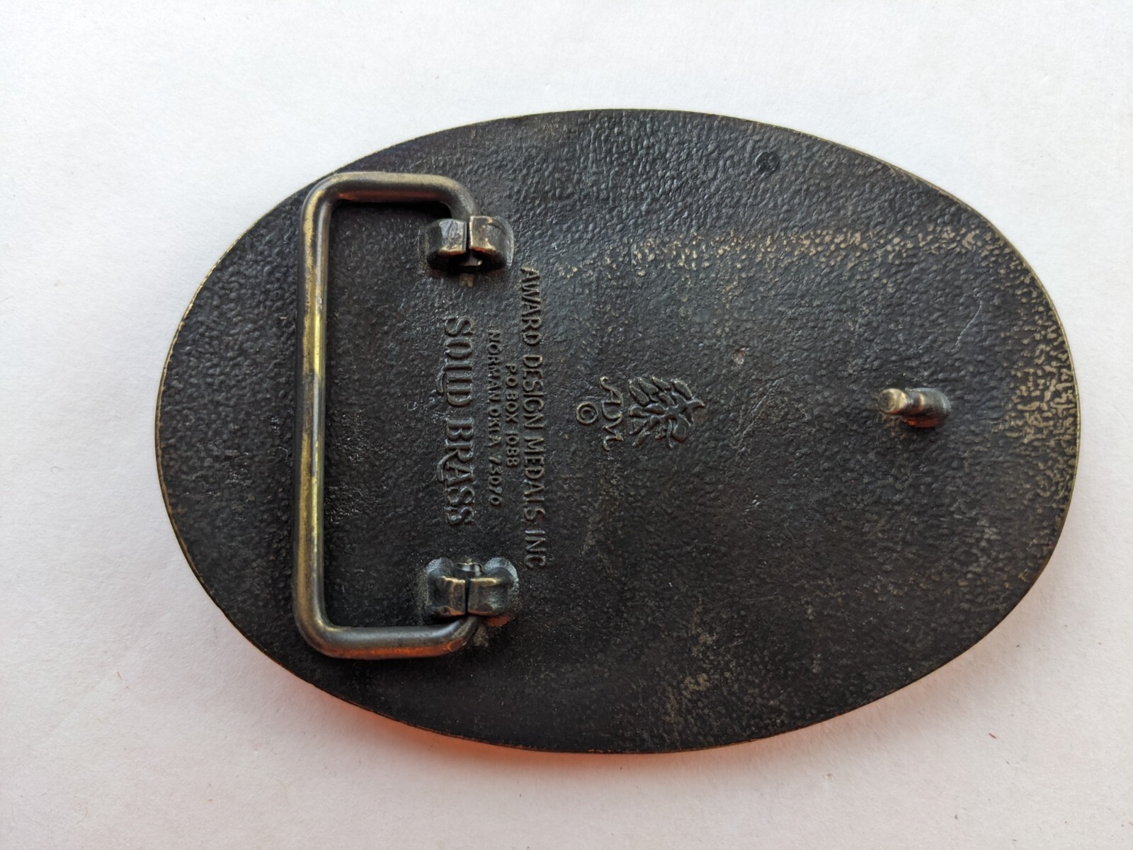 Vintage Madden Portable Buildings Solid Brass Belt Buckle Handmade Classic