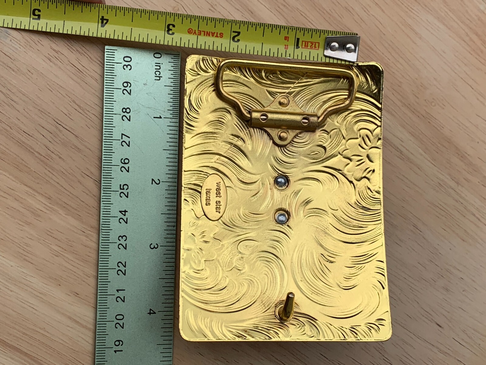 Western Buckle Gold Silver Red Texas Star Cowboy Fit 2 » Hebillas Vaqueras