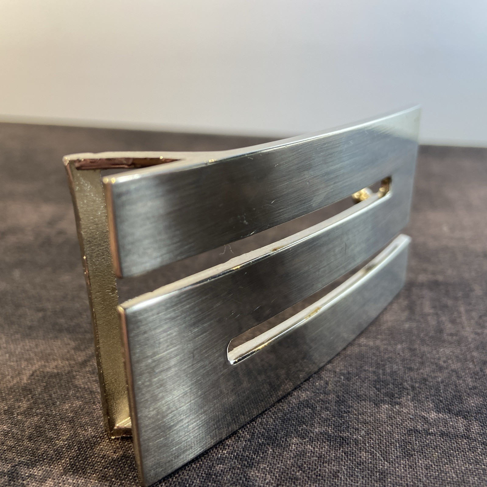 Silver Tone Belt Buckle