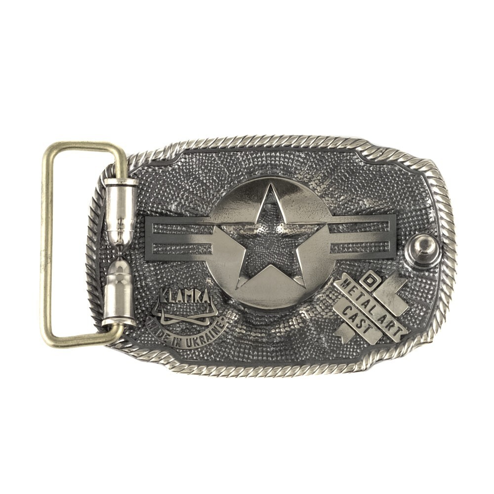 The United States Naval Aviation german silver belt buckle, Marines Navy, USA