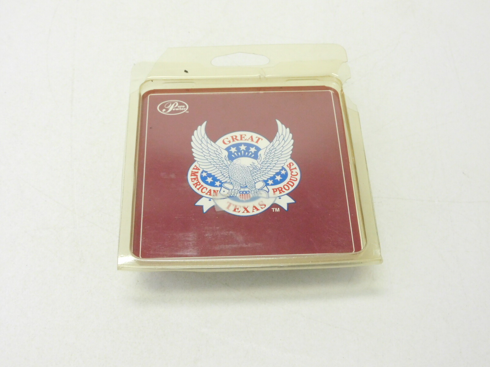 Vintage Star Blue and Gold Pewter Collectable Belt Buckle – Texan