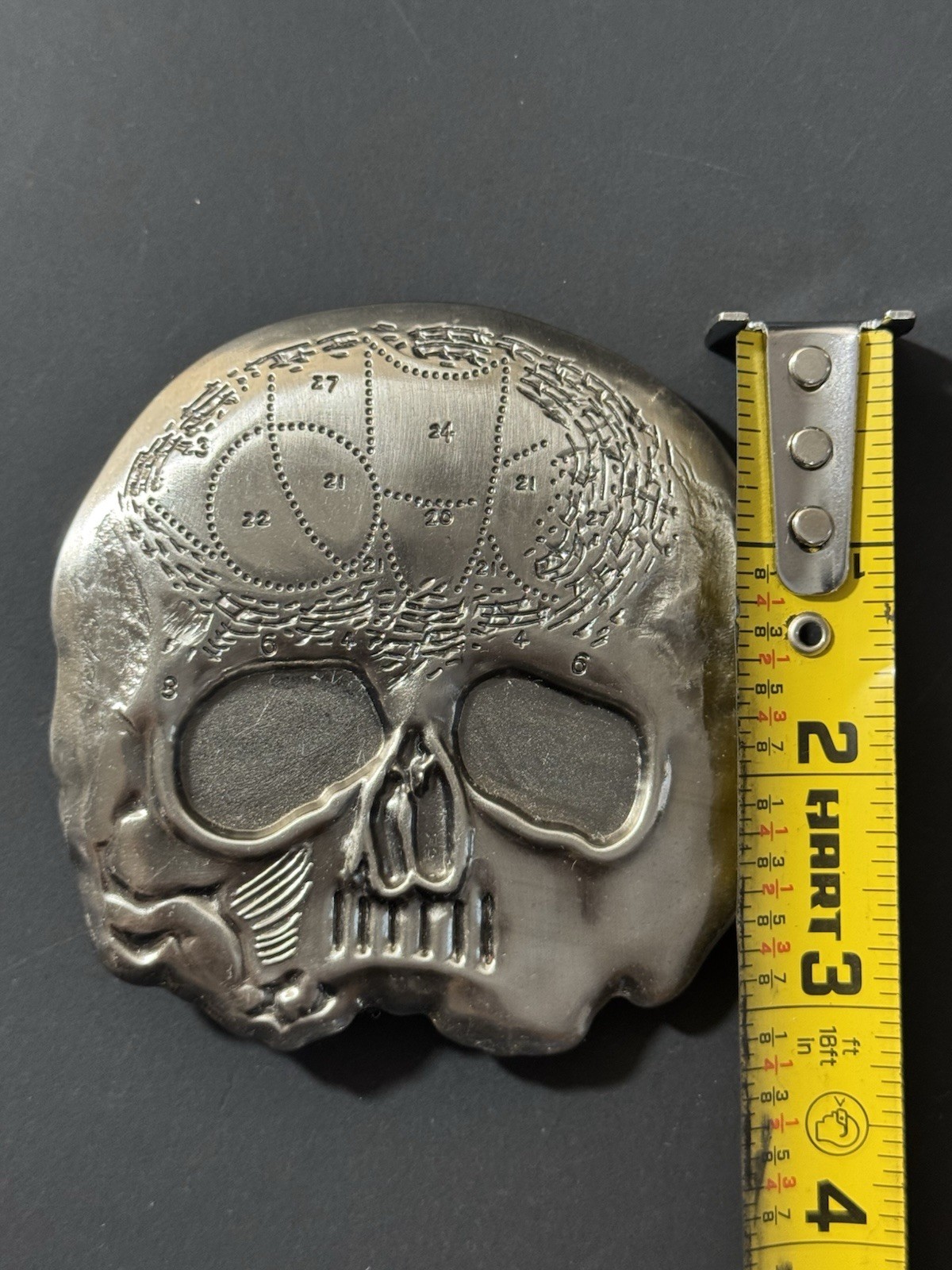 Vintage Black Label Society Skull Head Belt Buckle