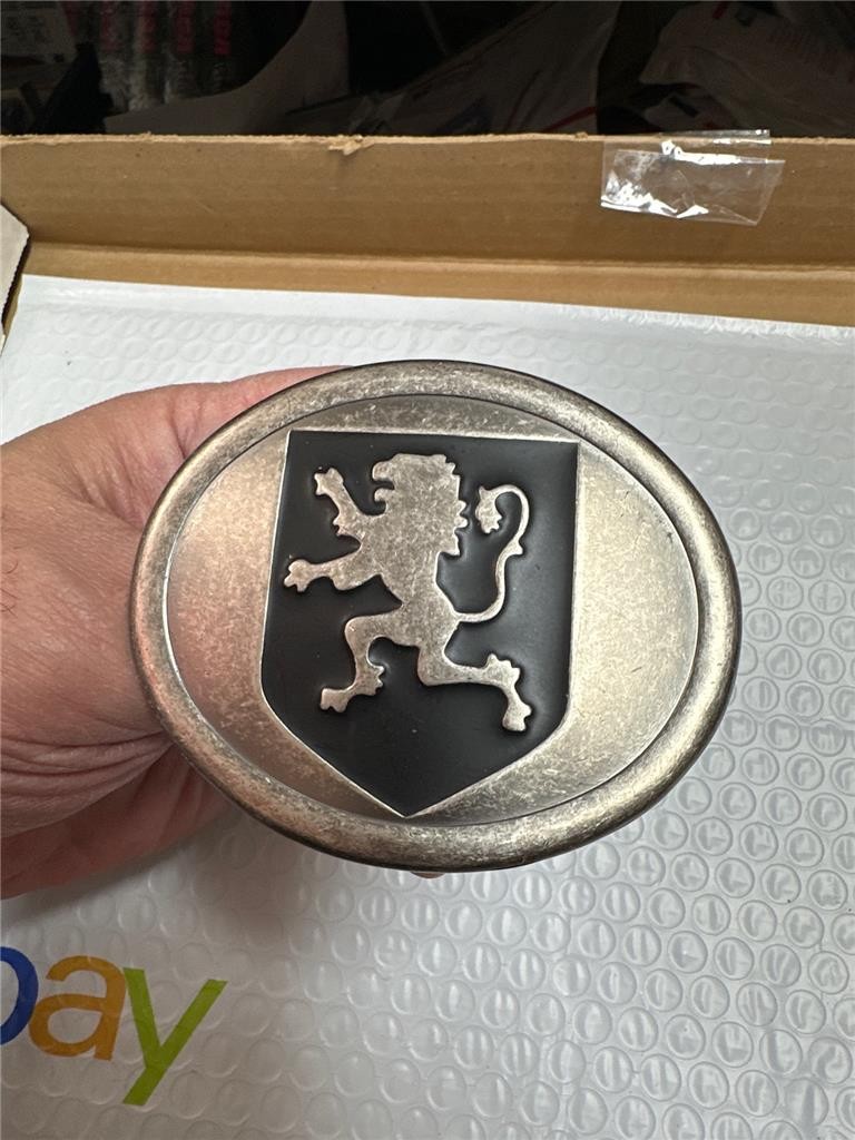 Vintage Lion Crest Belt Buckle