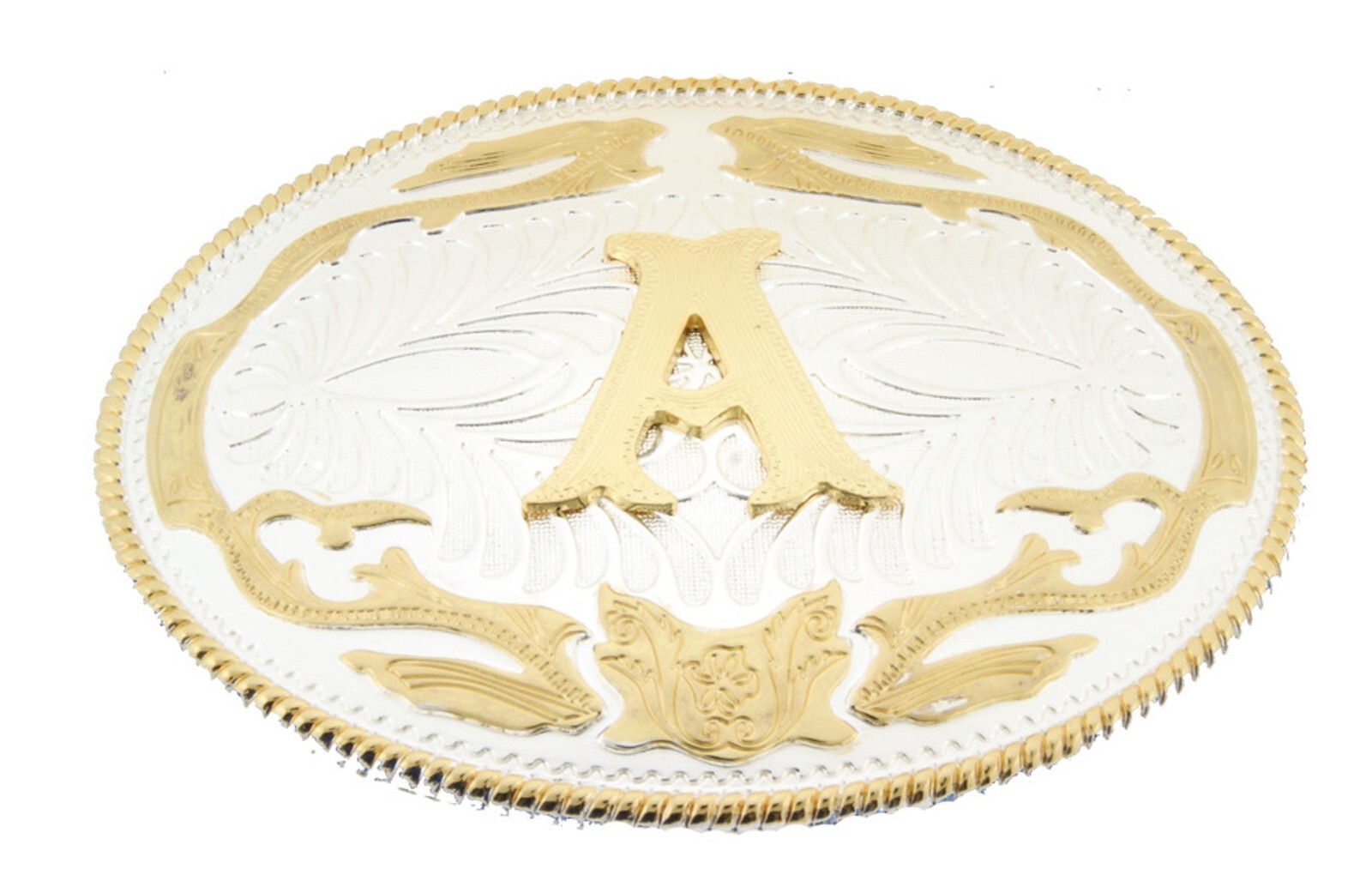 Initial A Letter a Belt Buckle New Men Women Western Really Cowboy Gold Metal