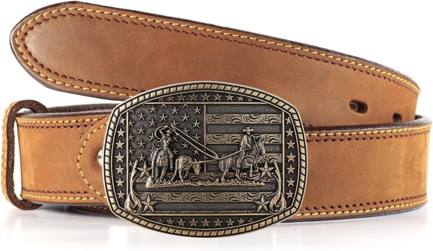 Cowboy Belt Buckle for Men Western Cowgirl Rodeo Longhorn Bull Belt Buckles