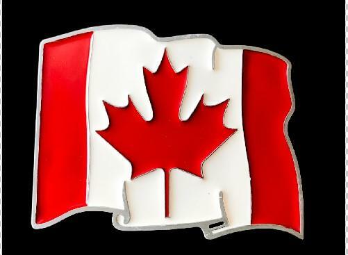 Canada Canadian Flag Canada&rsquo;s Maple Leaf Flags Belt Buckle Buckles