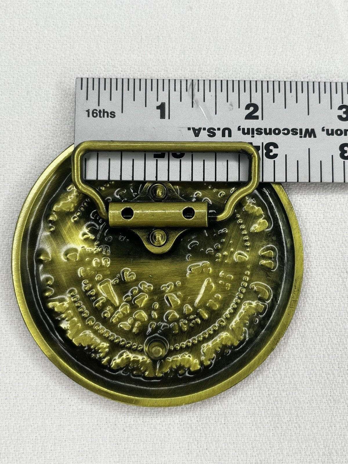 Zinc Alloy Mayan Aztec Solar Calendar Stone Belt Buckle