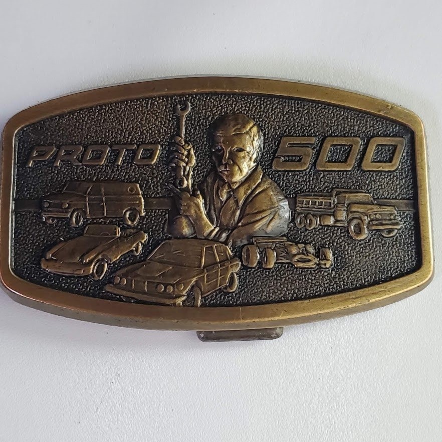 Proto 500 Limited Edition Commemorative Belt Buckle Professional Mechanic Brass