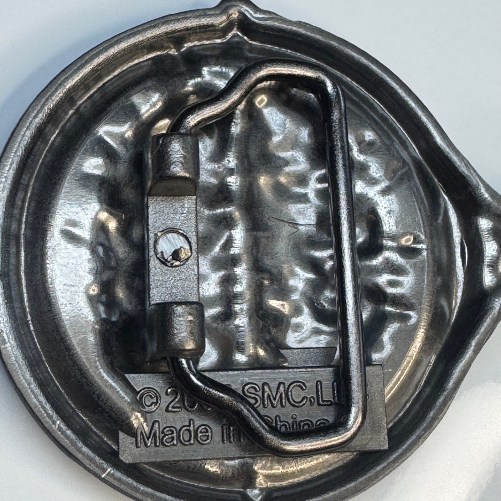SMC LLC 2005 Metal Belt Buckle Brain Skillet Design Made in China