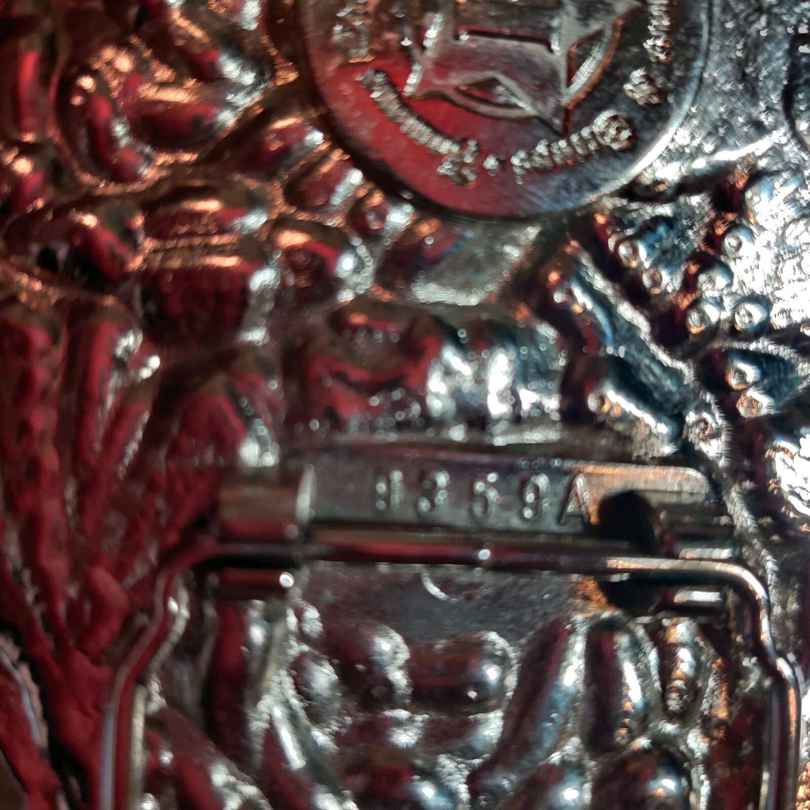 Triple Rose Belt Buckle Y2K Famous Stars & Straps Travis Barker Blink 182