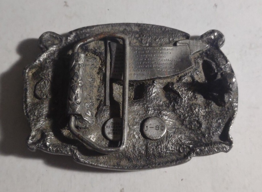 Baseball America&rsquo;s Favorite Pastime Belt Buckle.