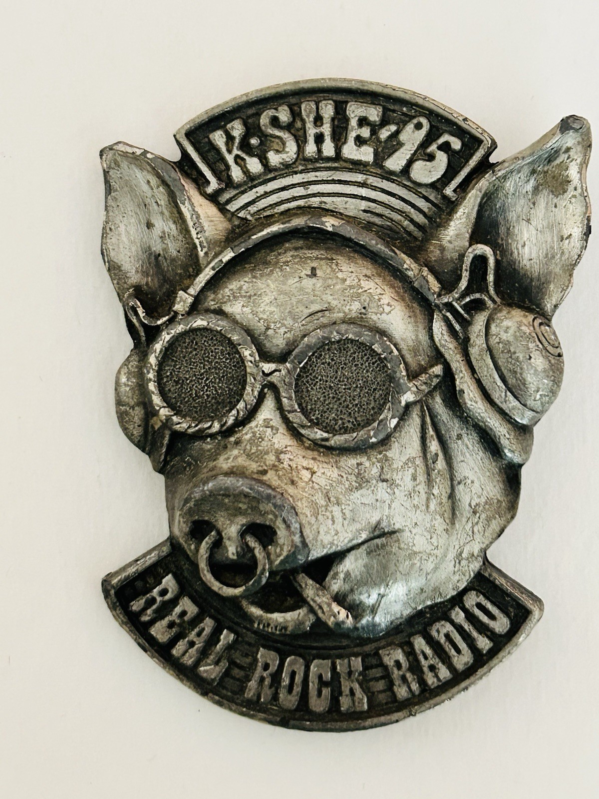 KSHE-95 St Louis Real Rock Radio Belt Buckle « Sweetmeat » READ