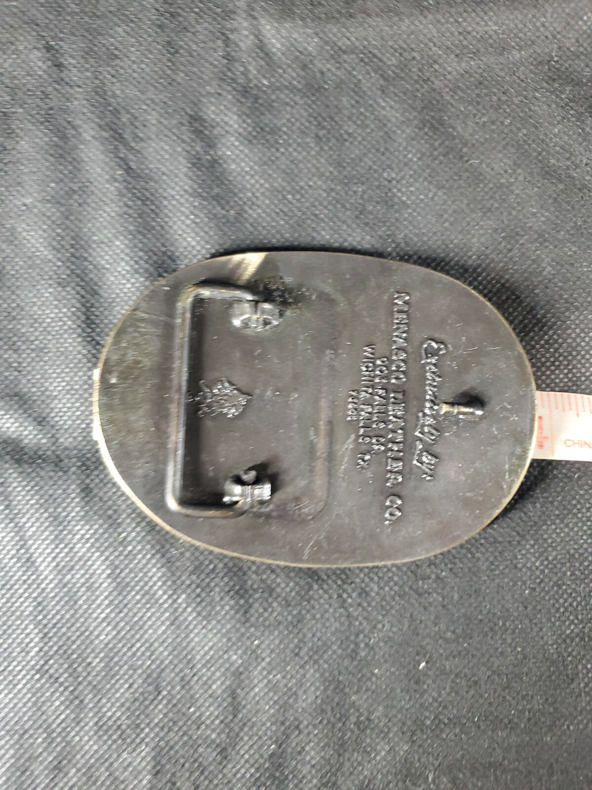 1979 3D 1ST INTERNATIONAL TREASURE HUNT Metal Detector BELT BUCKLE TEXAS ***