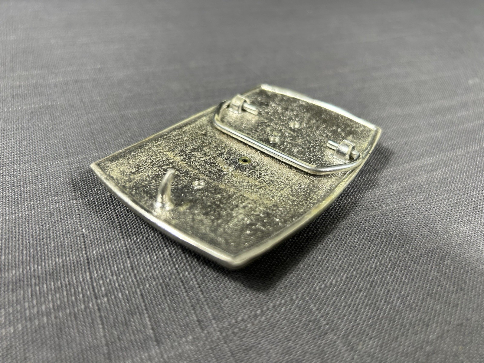 Cowboy Western Style Belt Buckle Framed Stone Southwest Mens Unisex Yeehaw READ