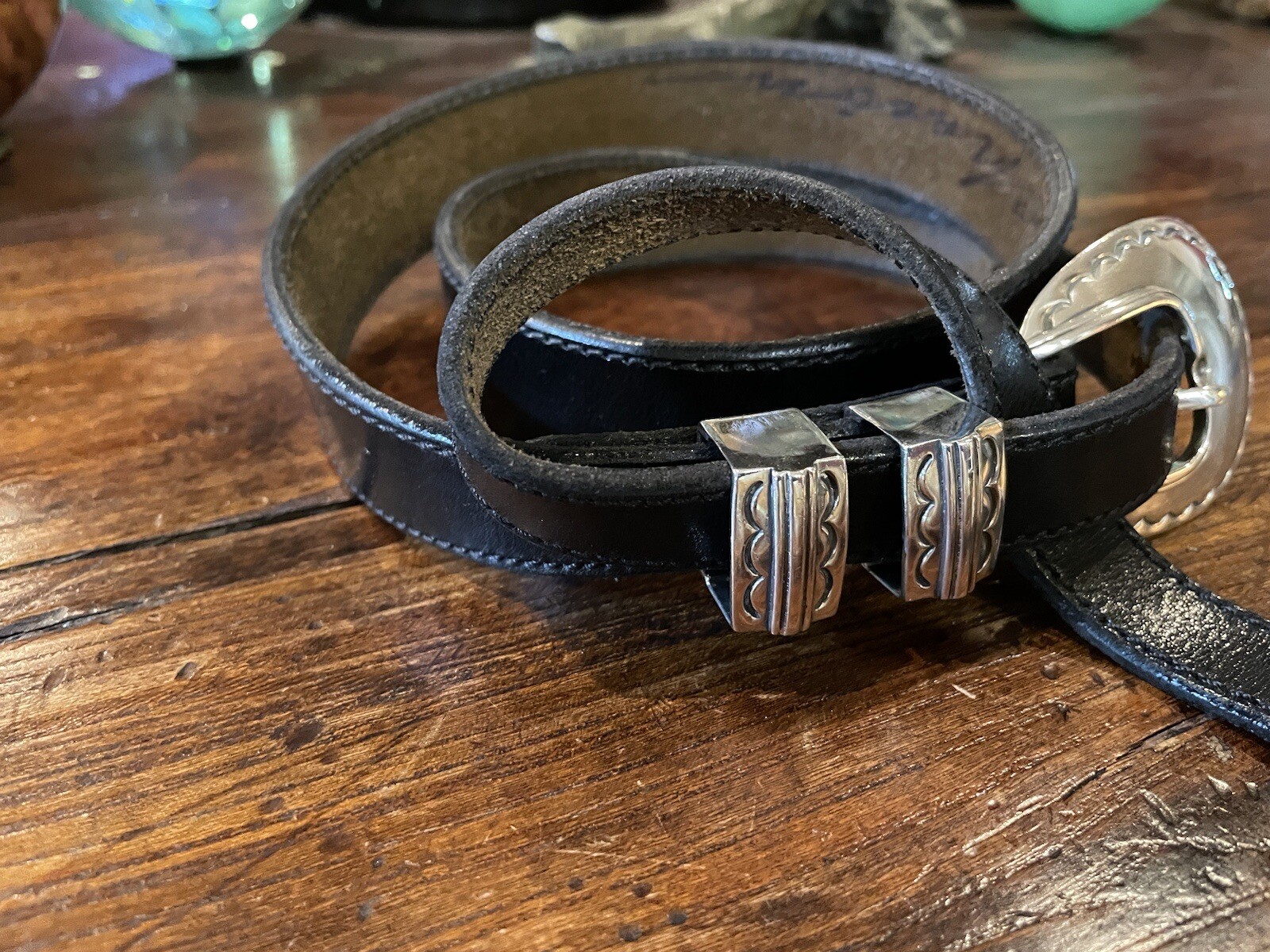 Alexander James Reid Style Sterling Silver Belt Buckle 29-31-1.25/.75🐂✅
