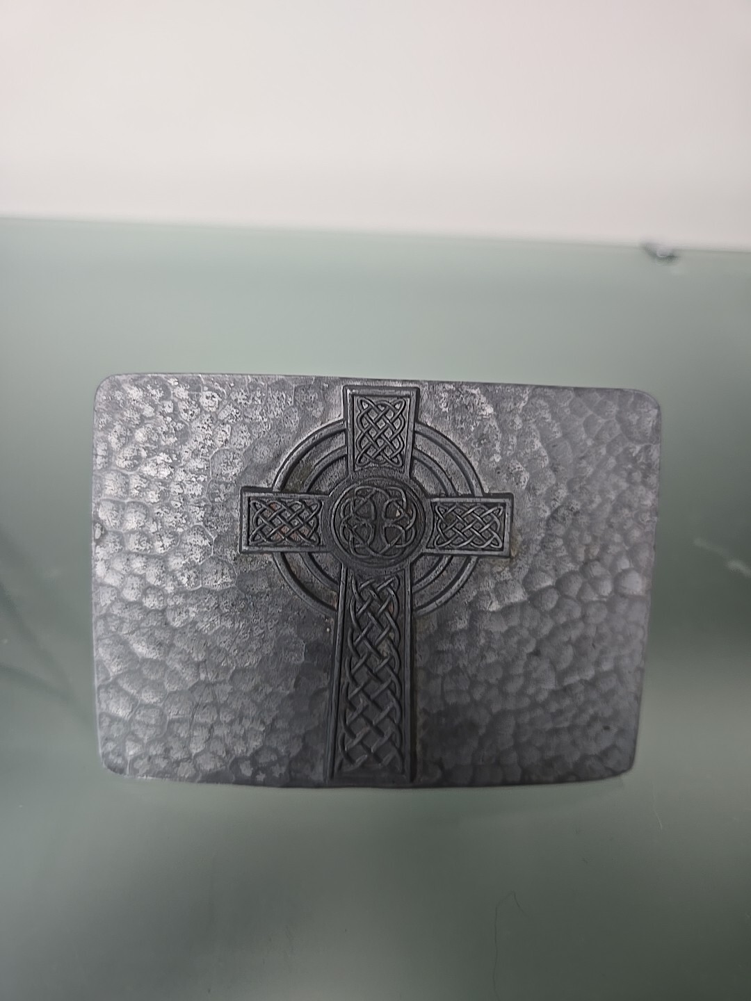 Great American Products 4806 Cross Celtics 2006 Pewter Belt Buckle Jesus