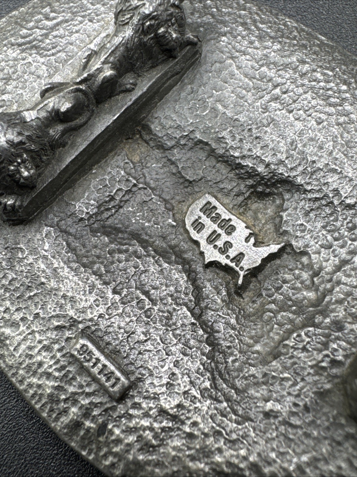 NRA BELT BUCKLE 20th ANNIVERSARY NATIONAL RIFLE ASSOCIATION INSTITUTE FOR ACTION