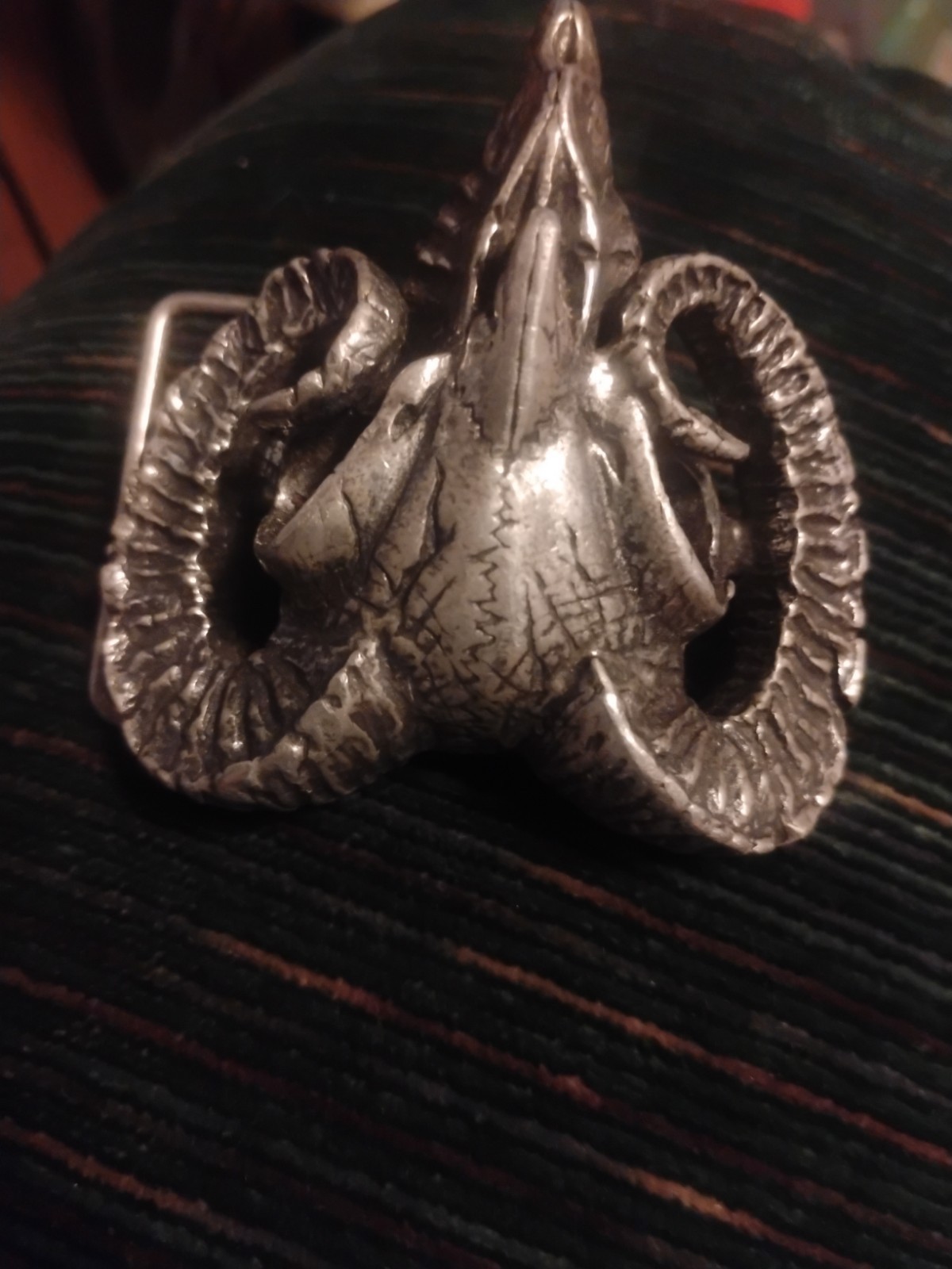 Ram Skull Belt Buckle