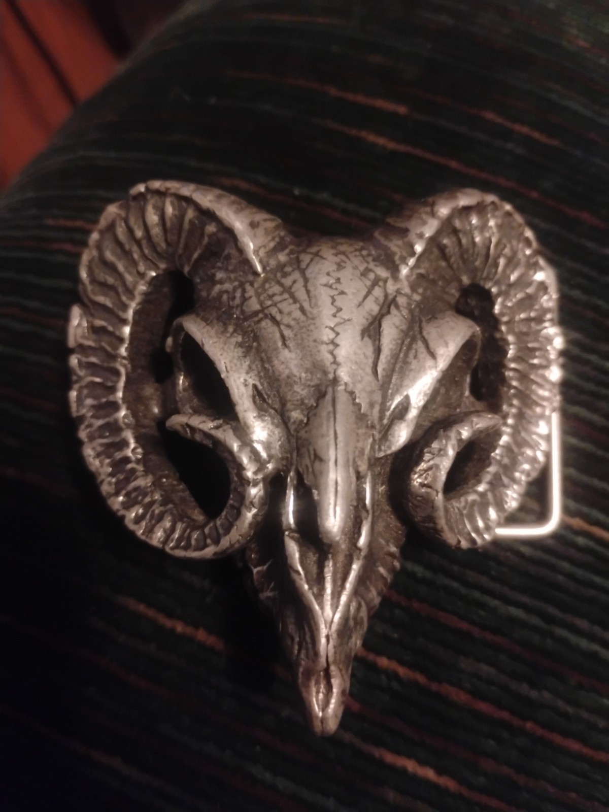Ram Skull Belt Buckle