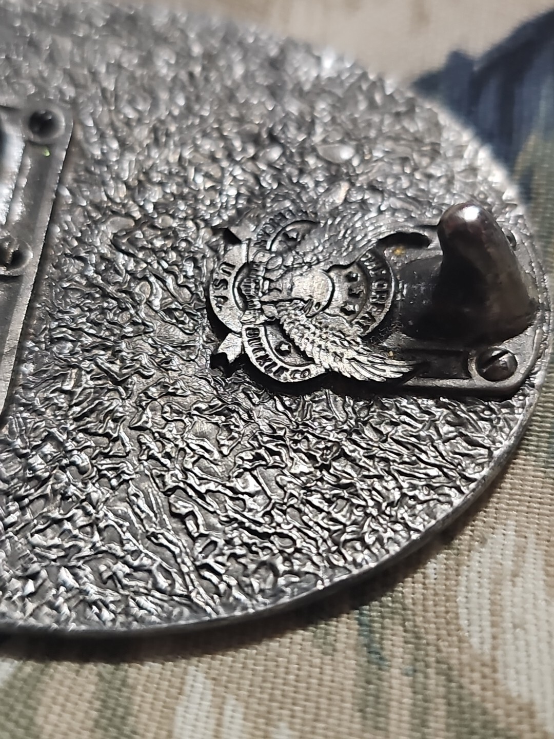 The Great American Buckle Co. Novelty Belt Buckle Made In USA Fish America Limit