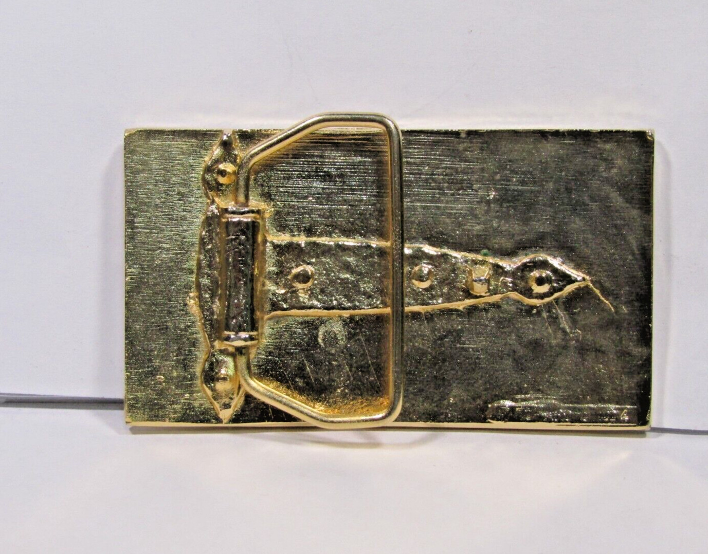 1976 Bicentennial Brass Buckle American Eagle The Right to Keep & Bear Arms