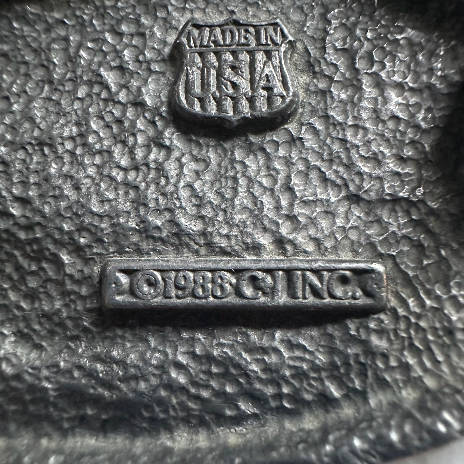 Vtg Super Chief Atchison Topeka & Santa Fe Rail Road CJ 1988 Pewter Belt Buckle
