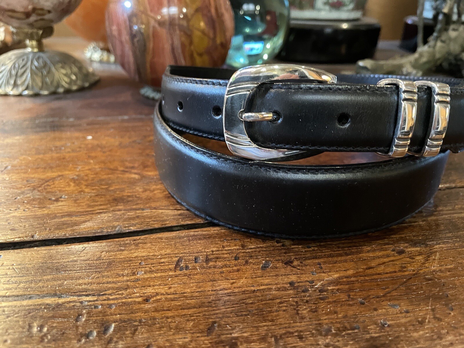Alexander Kalifano James Reid Dgn Sterling Silver Belt Buckle 39-41-1.25-1” Nu✅